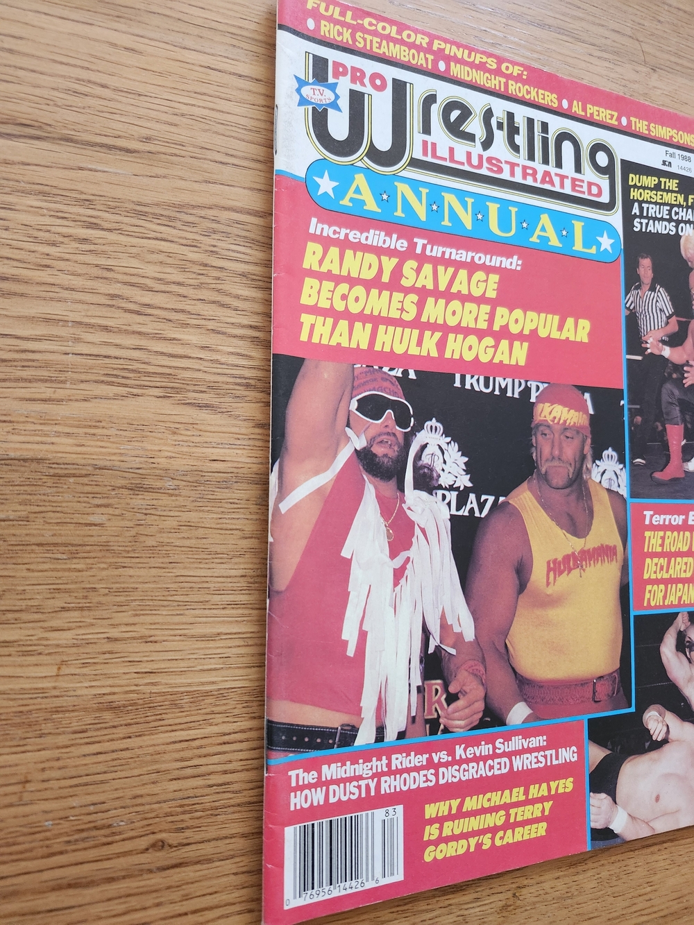 PWI Annual 1988 Featuring Hulk Hogan & Randy Savage Ric Flair Road Warriors - Picture 6 of 11